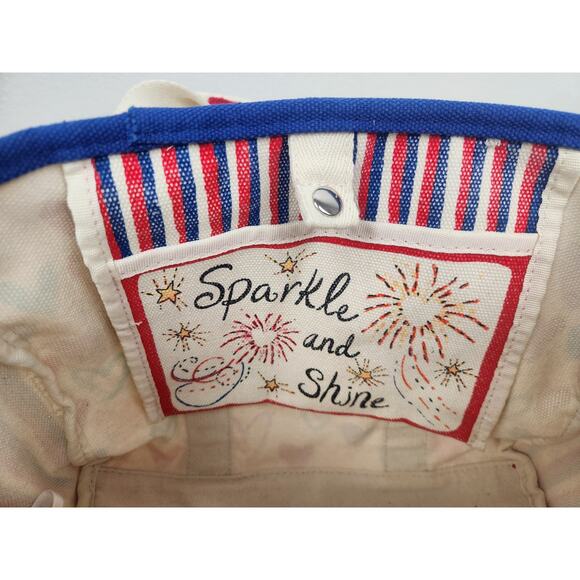 Brighton Red White and You Mini Tote Purse Handles and Strap - Picture 9 of 10